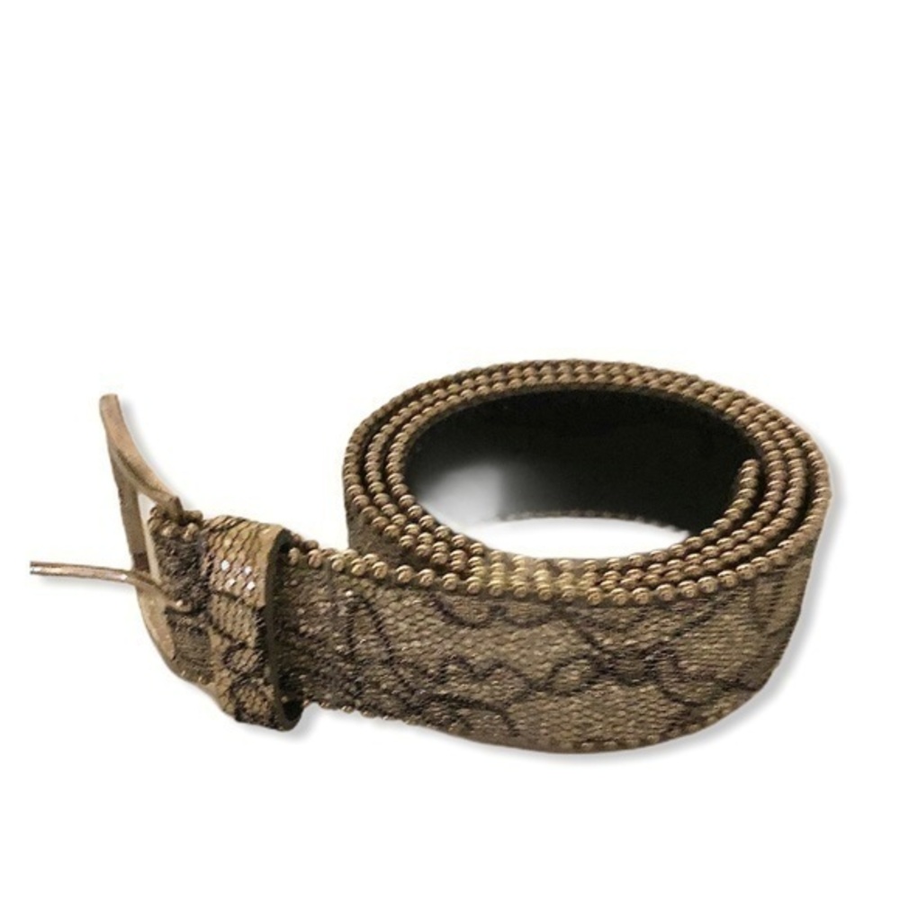 Silver Metallic Belt